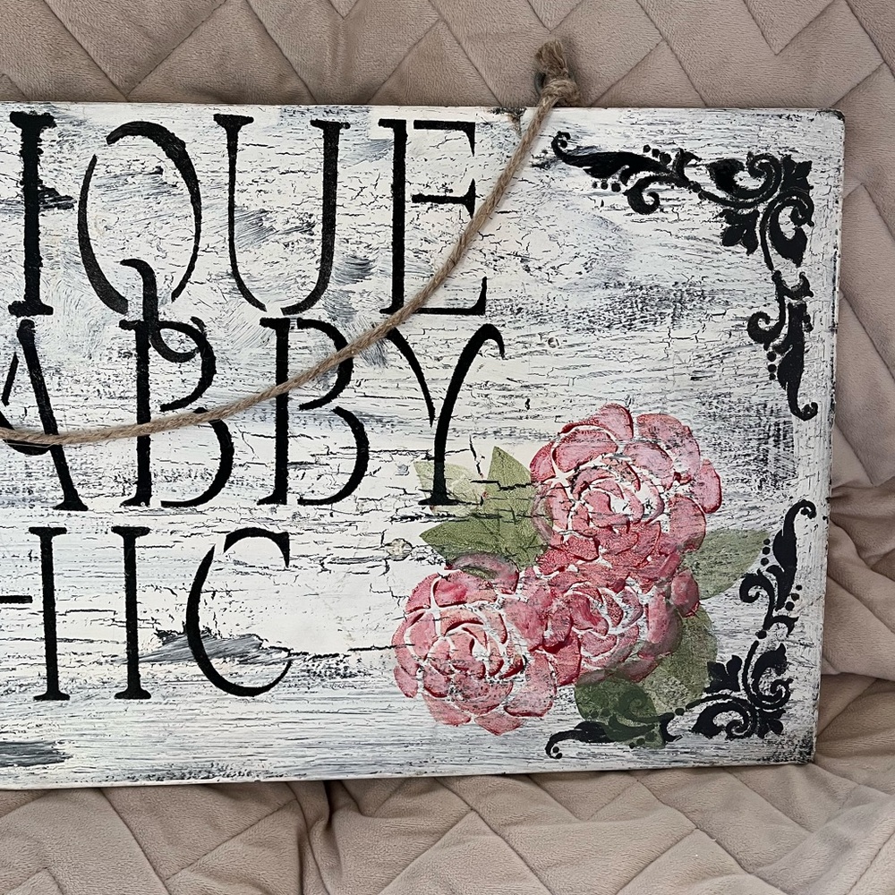 Shabby Chic Sign - Picture 2 of 4